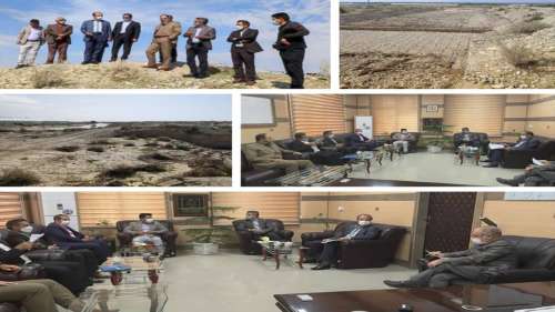 بازدید نماینده وزیر کشور از سیل بند جیرفت